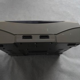 Sega Saturn Gray Console HST-3210 + Controller + Power Memory + Cables Working