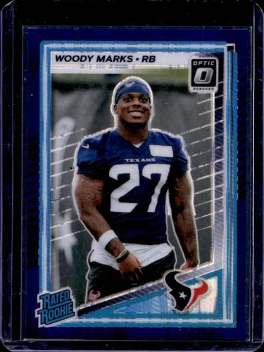2025 Panini Donruss Optic Woody Marks Rated Rookie Purple Shock Prizm #288