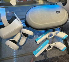 Quest 2 Standalone VR Headset White w/ Case, ...