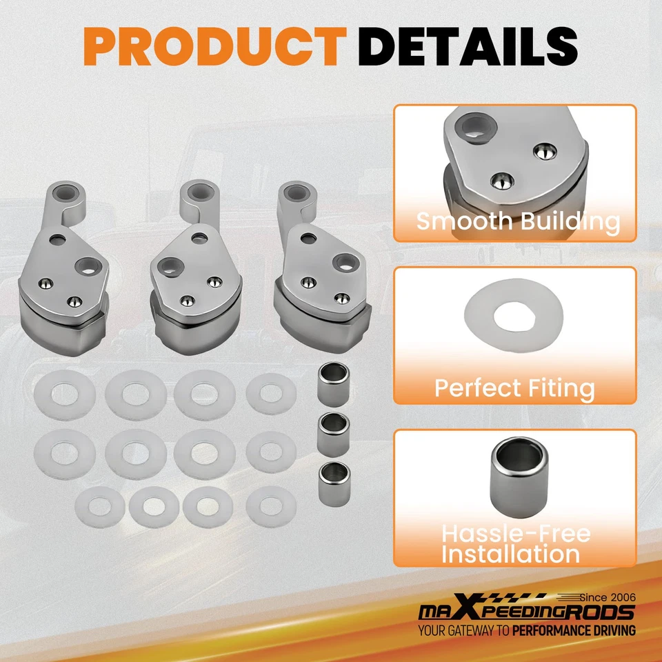 3x Drive Clutch Weights for Yamaha Golf Cart 1985-95 G2, G8, G9, G14 Rebuild Kit - Photo 4/4