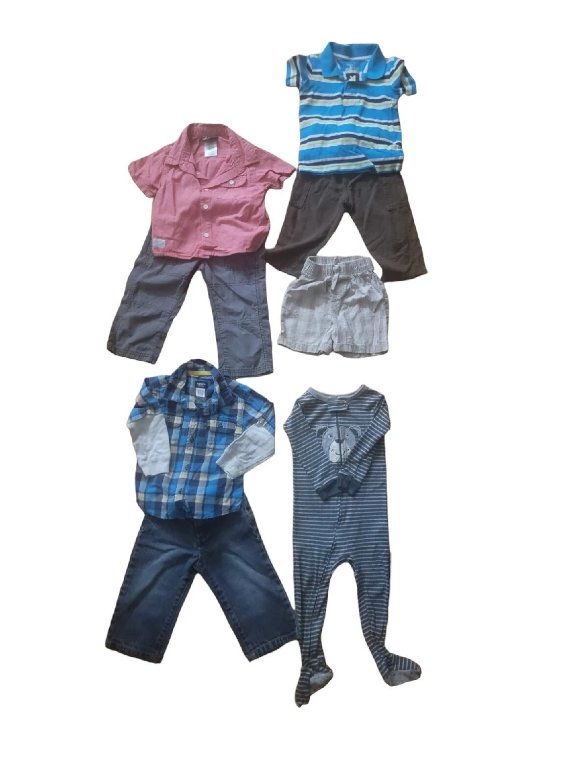 8-Piece Toddler Boy Clothing Lot | Size 18 Months | Carter's Calvin Klein & More