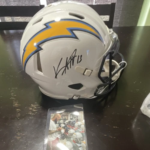 Los Angeles Chargers Autographed Original Football Helmet NFL Keenan Allen