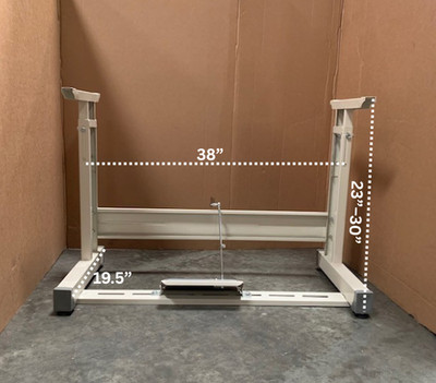 L-Shaped Legs for Industrial Sewing Machine (Legs Only)