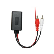 Car Universal Wireless Bluetooth Receiver Module 2 RCA AUX Audio Cable Adapter