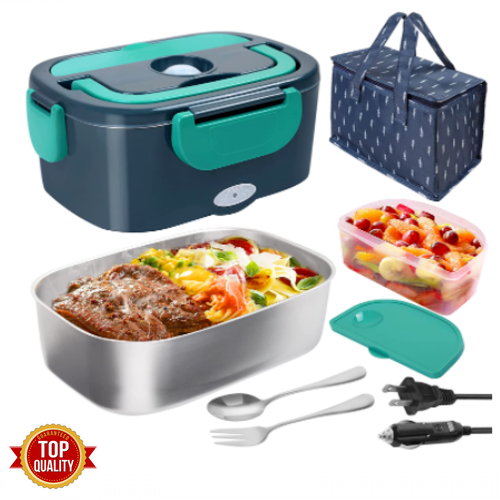 Lonchera Electrica Comida Fiambrera Tartera Calentador De Comida NEW | eBay