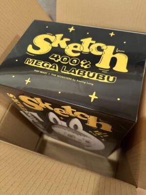 Pop Mart Mega Labubu 400% Sketch JP Authentic Figure Pop Mart Mega Labubu 400% Sketch JP Authentic Figure