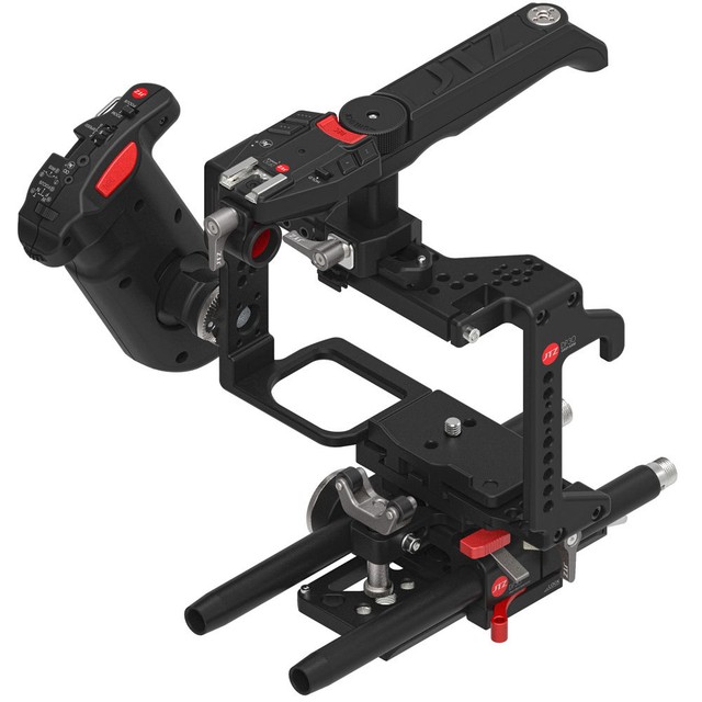 JTZ DP30 impugnatura della gabbia della fotocamera DSLR Rig e maniglia per Panasonic Lumix GH3 GH4 GH5 (Camera Cage Rig+Electronical Handle Grip