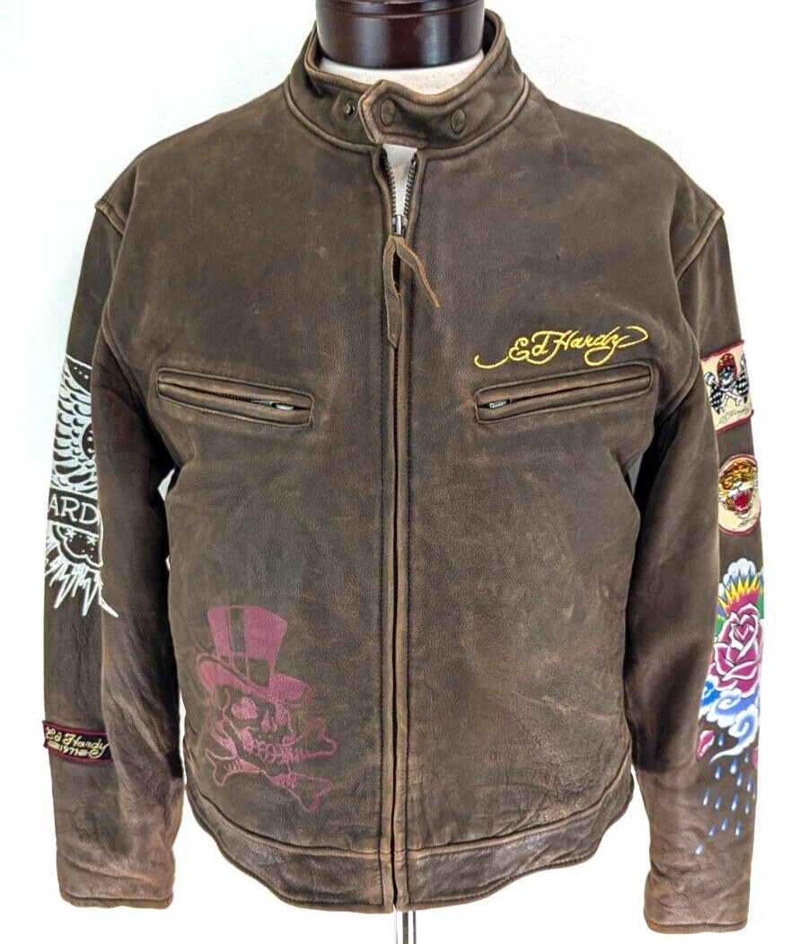 Ed Hardy Motorcycle Jacket Coats, Jackets & Vests for Men for Sale