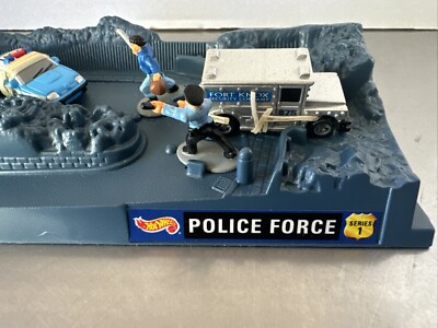 ミニカー POLICE FORCE Mattel Hot Wheels PLANET MICRO 1997 Multi Vehicle Police Force