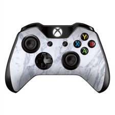 Skins Decal Wrap for Xbox One / One S Controller Grey White Standard Marble
