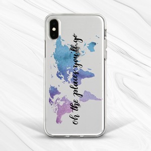 Purple Girl World Map Saying Travel Case For Iphone 6s 7 8 Xs Xr 11 Pro Plus Max Ebay