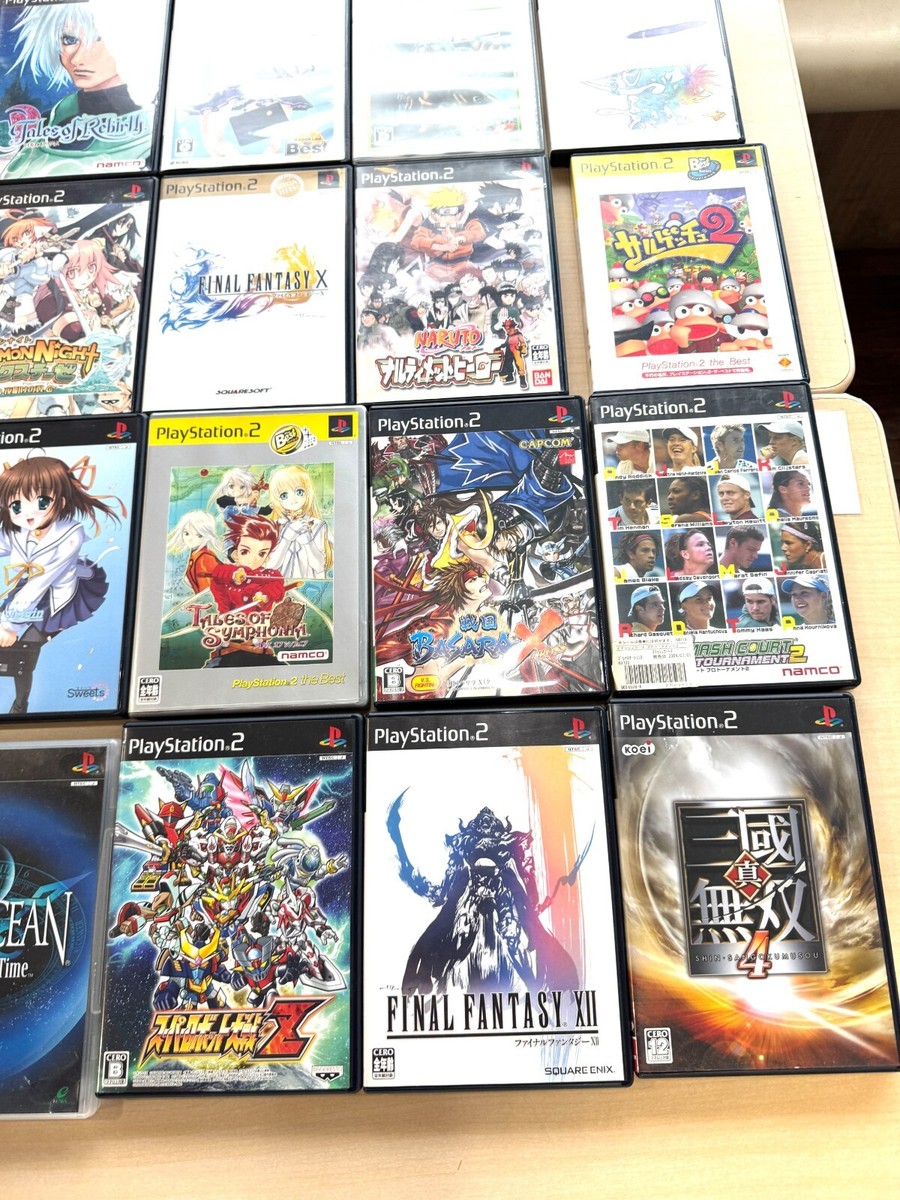 SONY PS2 Game Lot 23 Titles Set Gundam Japan NTSC-J Bulk