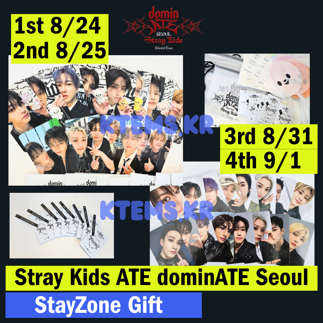 Stray Kids STAYZONE stay zone photocard ate dominATE seoul Stray Kids STAYZONE stay zone photocard ate dominATE seoul