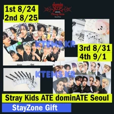 Stray Kids STAYZONE stay zone photocard ate dominATE seoul package message bag