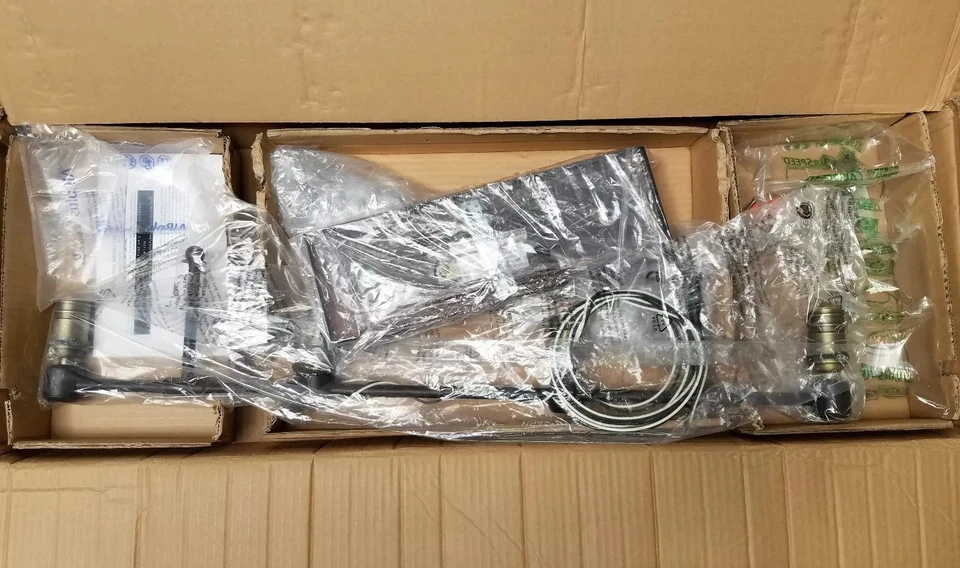 Forte Lighting 7066-04-32 Antique Bronze 4-Light 36"W Linear Island Chandelier - Image 4 of 4