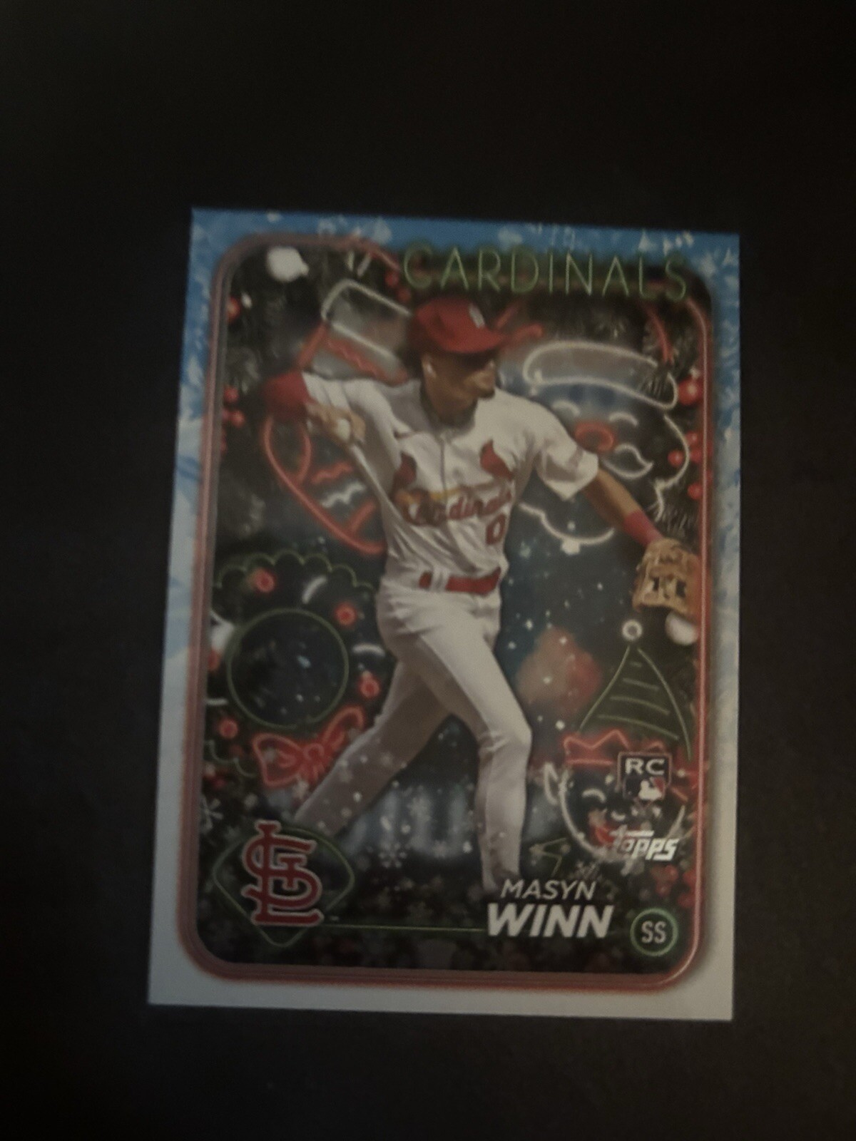 2024 Topps Series 2 Holiday Card- #480 Masyn Winn (RC)