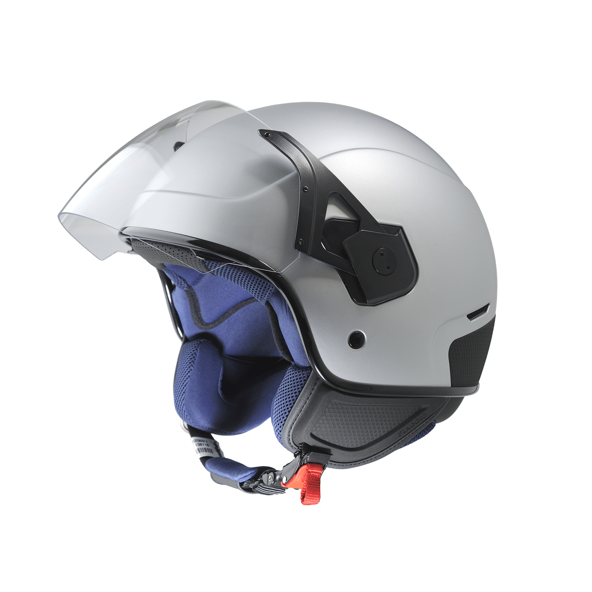 Piaggio PJ Jet Open Face Matt Grey Motorcycle Helmet New 605917M0