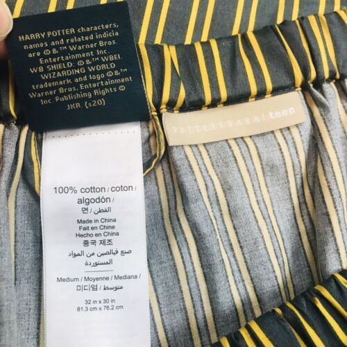 Sz M 32 x 30 Pottery Barn Teen Gryffindor Unisex Harry Potter Pajama Pants - Picture 3 of 5