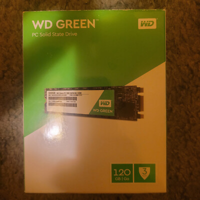 Open Box WD Green PC 120GB M.2 2280 SATA SSD (WDS120G1G0B)