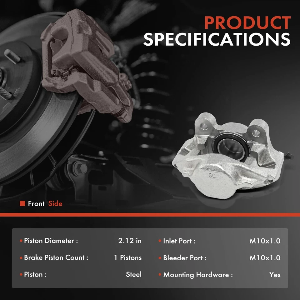 2x Pinza de freno para Datsun 240Z 1970-1973 280Z 260Z conductor delantero y pasajero Foto 2 de 4