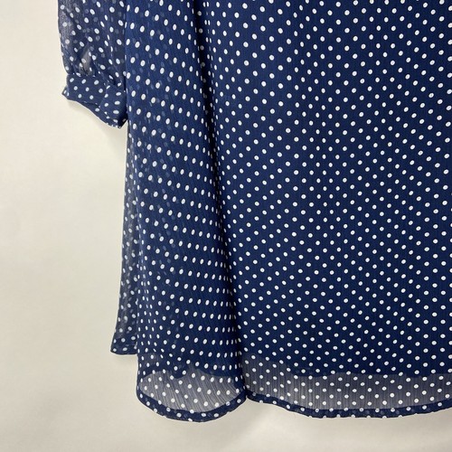 Anthropologie 11.1 Tylho Small Isla Polka Dot Floral Mini Tie Front Dress Boho - Bild 3 von 6