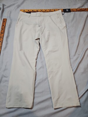 Under Armour Pants Mens 40x30 Beige Golf Preppy Preformance Chino Casual 
