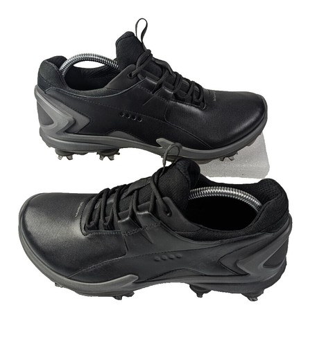 ECCO S-Three BOA GTX Gore Tex Golf Shoes Spikeless Blue Beige EU