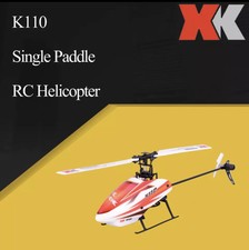 xk k110 blast 6ch brushless 3d6g system rc helicopter bnf