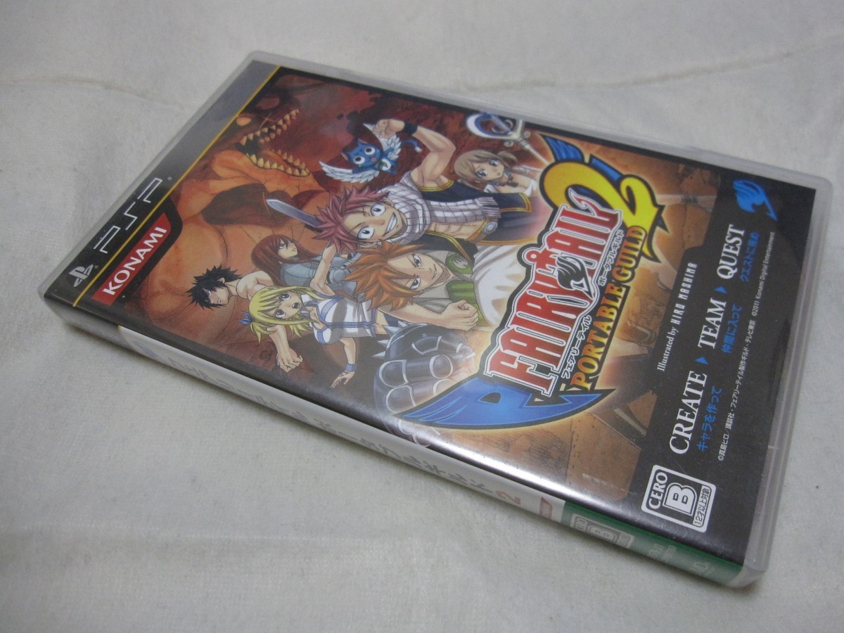 W/Tracking 7-14 Days to USA. USED PSP Fairy Tail Portable Guild 2