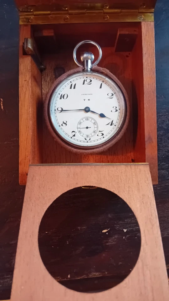 Auricoste, Rare montre de Bord, Torpilleur, IGN. Fonctionne. Marine - Photo 3/4