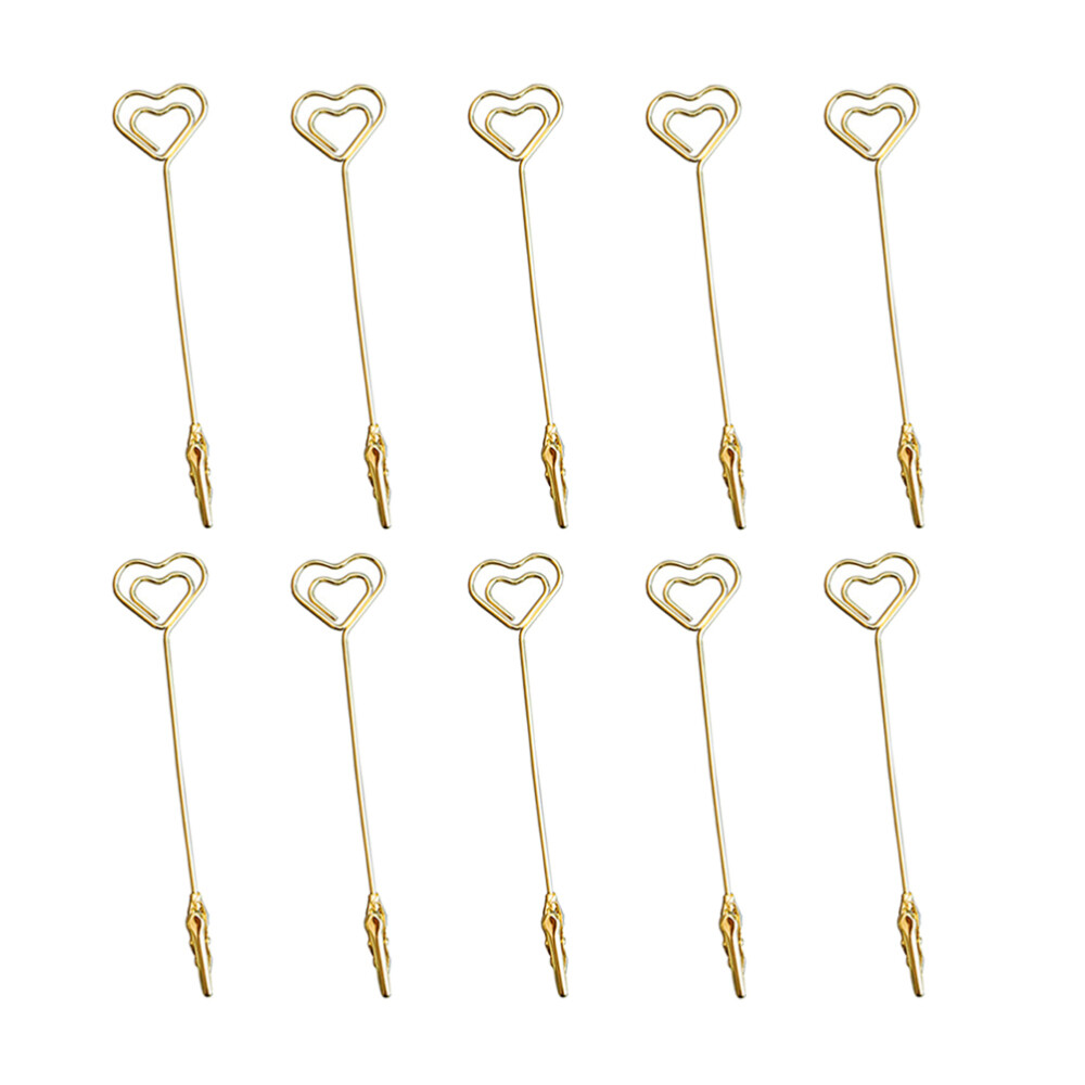 10 Pcs Paper Clips Table Holders Numbers Name Cards Storage | eBay