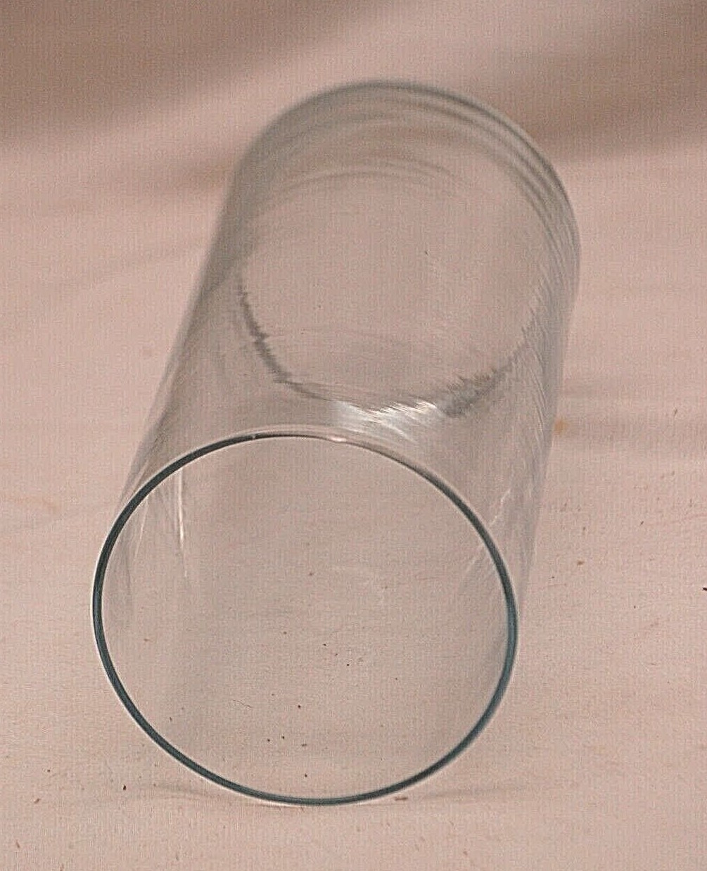 Clear Glass Cylinder Pillar Candle Holder Unknown Maker