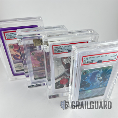 graded card acrylic case Heavy Duty Graded Card Case – Nedzvault