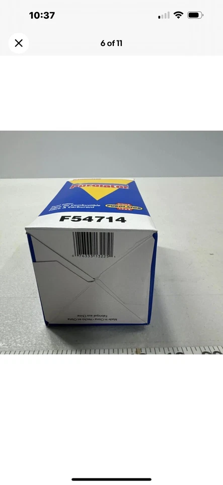 Filtro de combustible Purolator F54714 6 filtros totales Foto 4 de 4