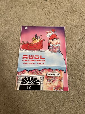 AWOL A Way Of Life Paradise Club Christmas Party 1993 Rave Flyer