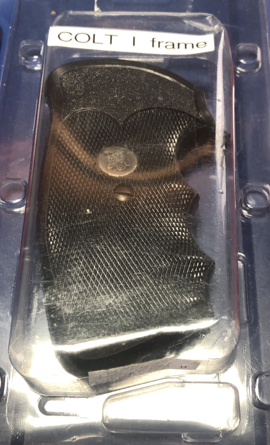 Pachmayr Gripper Grips For Colt I Frame Double Action Revolver  w Finger Grooves