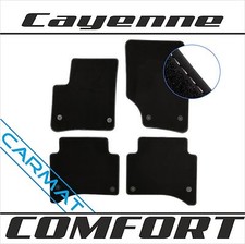 Fussmatten für Porsche Cayenne I Bj. 2002-2010 Fußmatten Autoteppiche COMFORT