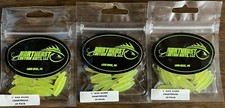 1  Wax Worm ice fishing softplastic perch crappiePanfish ChartreuseColor 60Baits