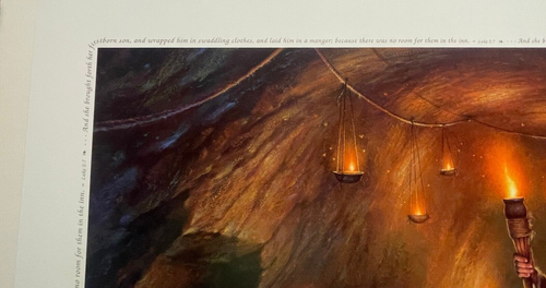 No Room For Them In The Inn by Tom duBois Religious Christmas Limited Edition - Picture 7 of 11