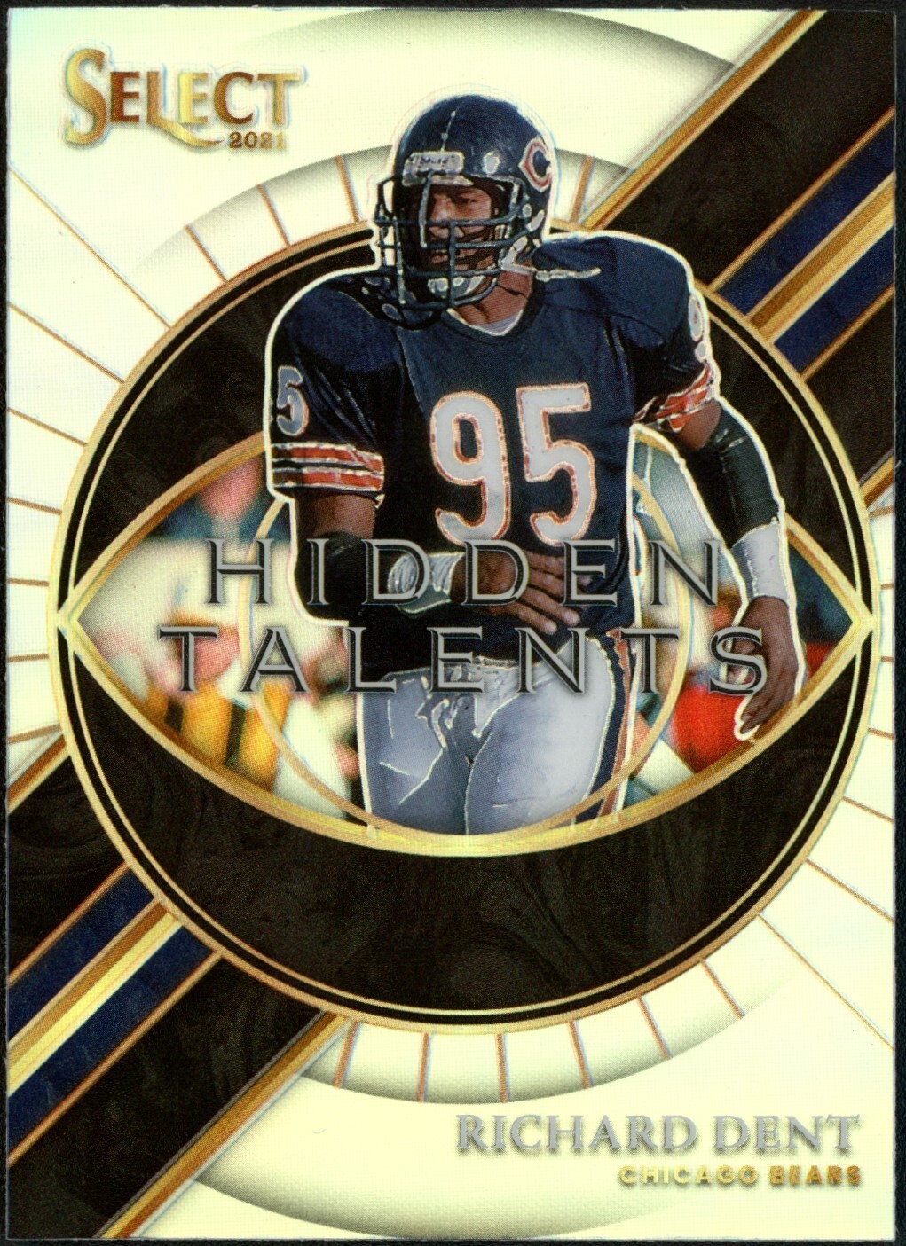 2021 Panini Select Richard Dent Hidden Talents Silver Prizm HT-16 Chicago Bears