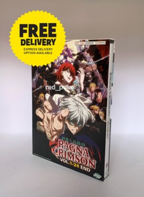 DVD Anime Ragna Crimson Complete TV Series 2023 (Vol. 1-24 End) English Dubbed