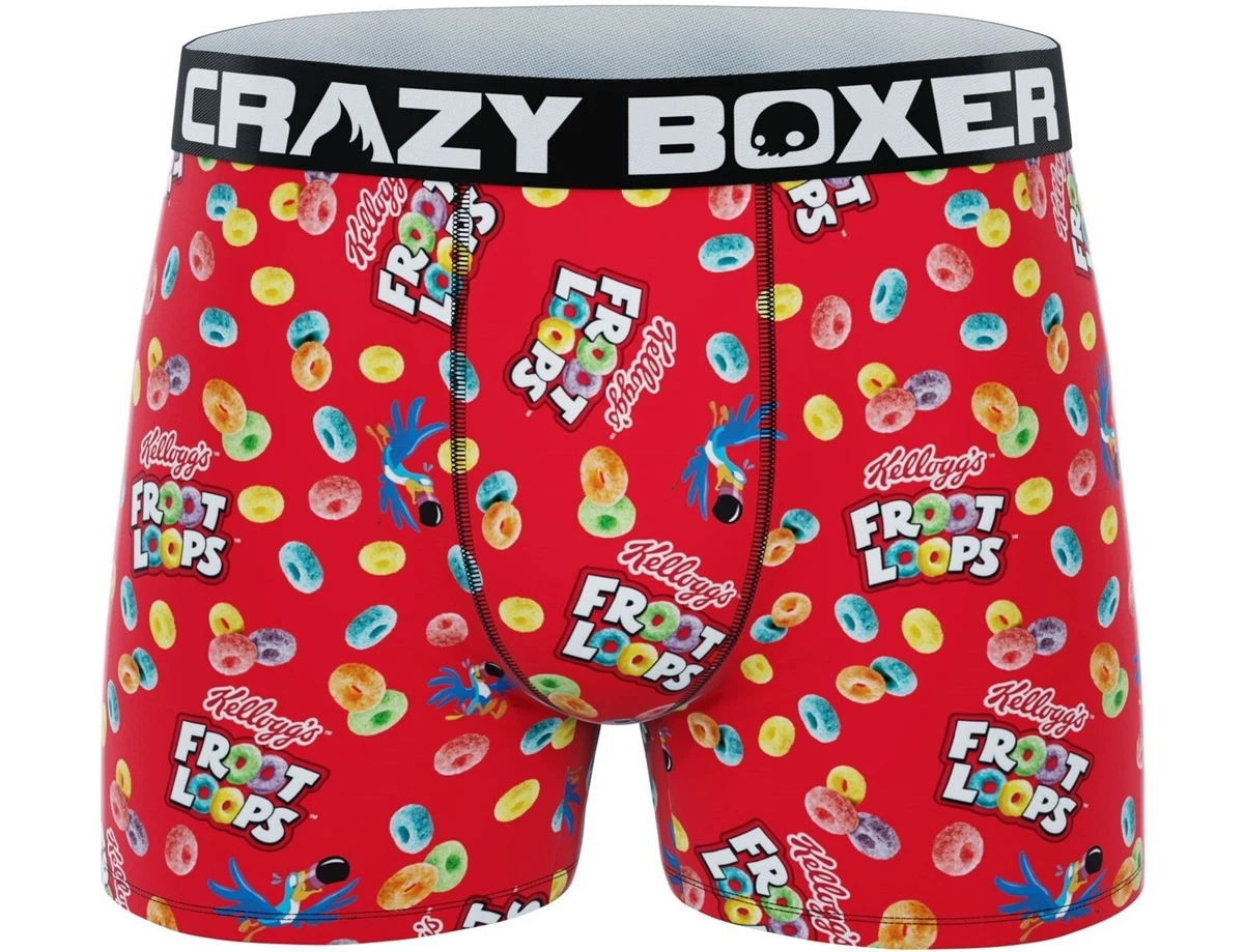 Fruit Loops Underwear Mens X-Large 40-42 Crazy Boxer Briefs