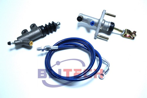 Clutch Master Cylinder & Slave Cylinder & Clutch Line For Honda Civic 1992-2000 - Picture 3 of 6