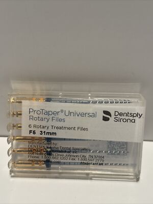 protaper universal rotary files f5 31mm dentsply sirona 6 Files Pack