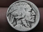 1927 S Buffalo Nickel 5 Cent Piece- San Francisco, About Good Details