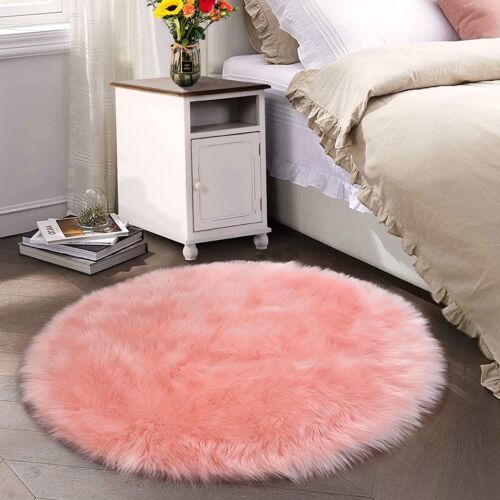 Latepis Faux Fur Sheepskin Area Rugs Soft Shaggy Carpet for Living Room Bedroom - Picture 107 of 219