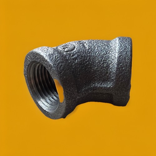 🔥 5 Units ~ 1/2” Black Iron 45° Elbow Threaded Pipe Fitting🔥