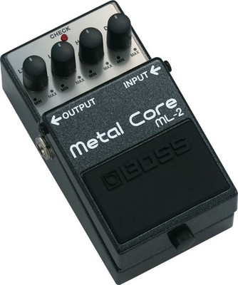 Boss ML-2 Metal Core Guitar Effect Pedal Ultra Heavy Distortion