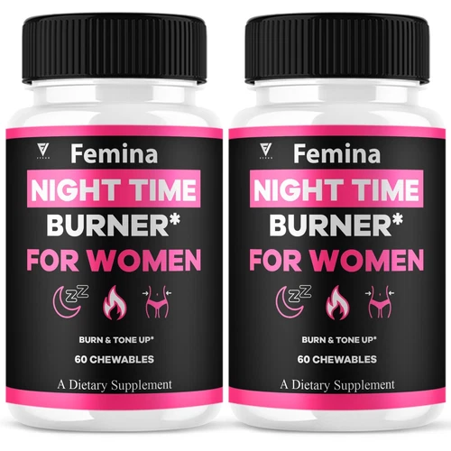 2 Pack Femina Night Time Capsules, Femina NightTime Formula 120 Capsules