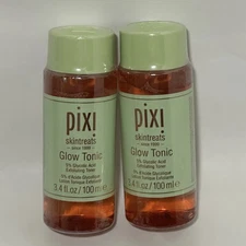 SEALED Pixi Skin Glow Tonic 5% Glycolic Acid Exfoliating Toner, 3.4 oz x2 Lot
